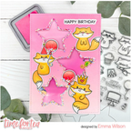 Time for Tea Designs Birthday Fox Coordinating Dies happy birthday