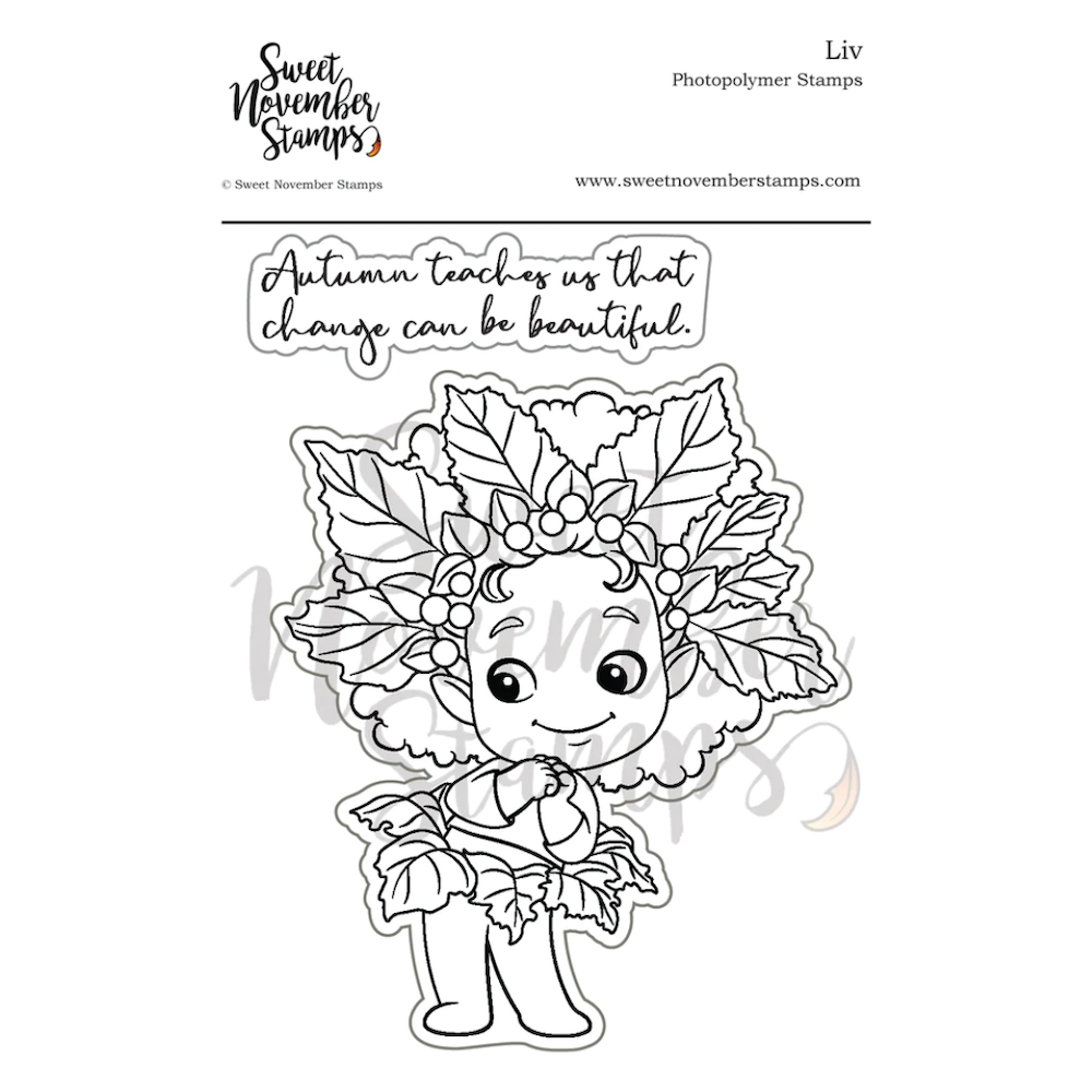 Sweet November Stamps Liv Clear Stamp Set sns-ch-li-23