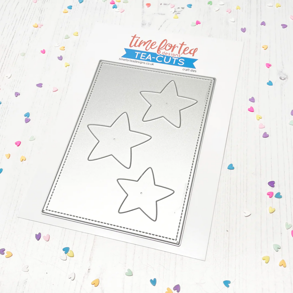 Time for Tea Designs Stars Stitched Cover Die