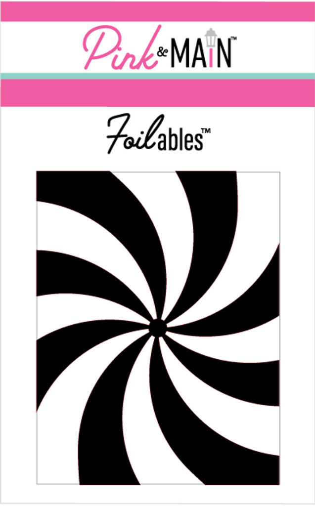 Pink and Main Candy Swirl Foilables Panels pmf142