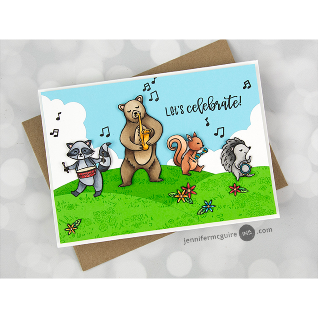 Hero Arts Fancy Dies CLOUDY SKY SCENE DI775 let's celebrate | color-code:ALT02