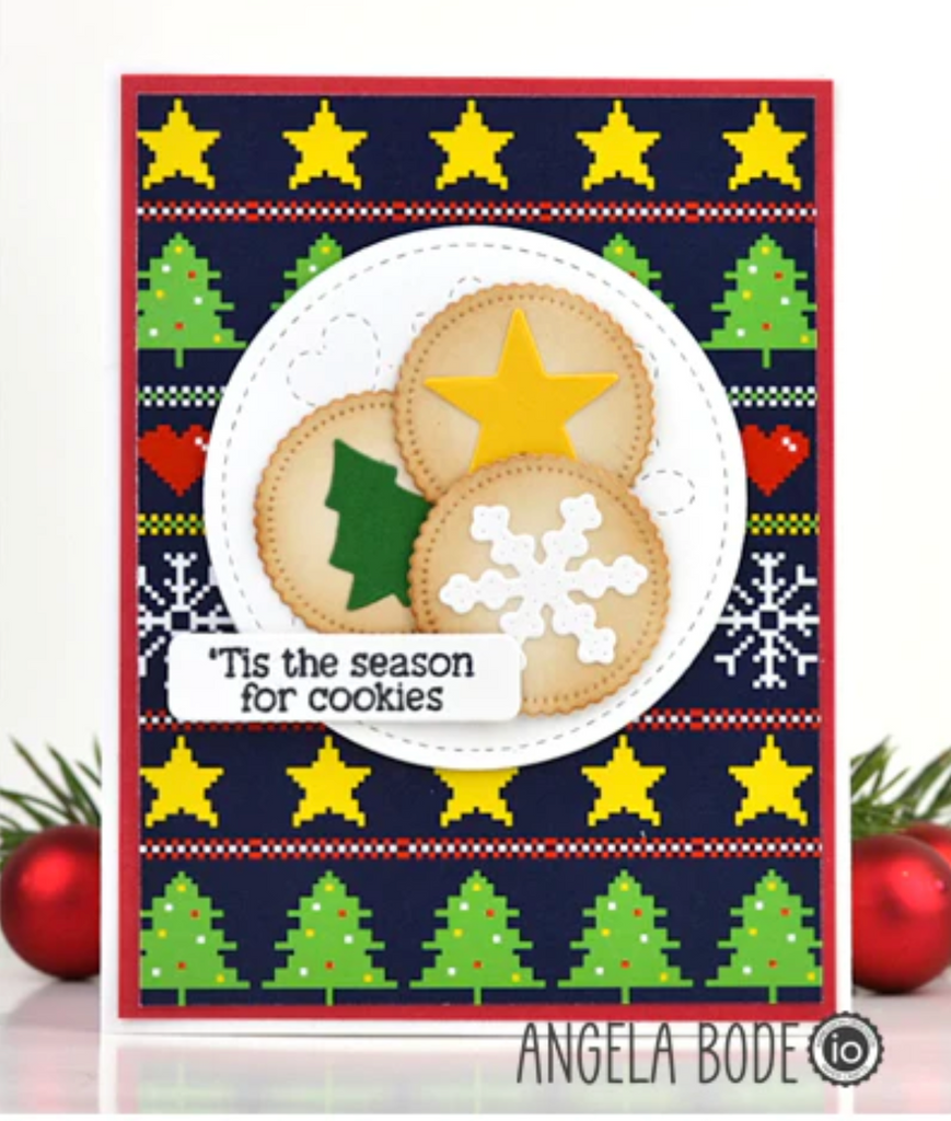 Impression Obsession Christmas Sweater 6x6 inch Paper Pad pp043 tis the season