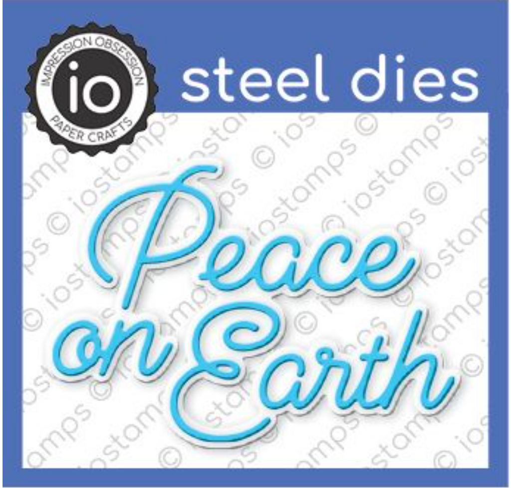 Impression Obsession Steel Dies Peace On Earth die1265n