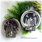 Tim Holtz Element Stencils Festive Art est005 christmas ornaments | color-code:ALT01