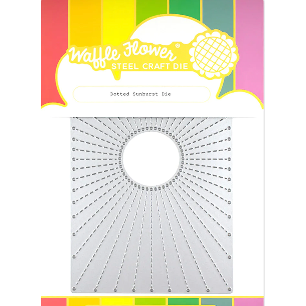 Waffle Flower Dotted Sunburst Die 421404