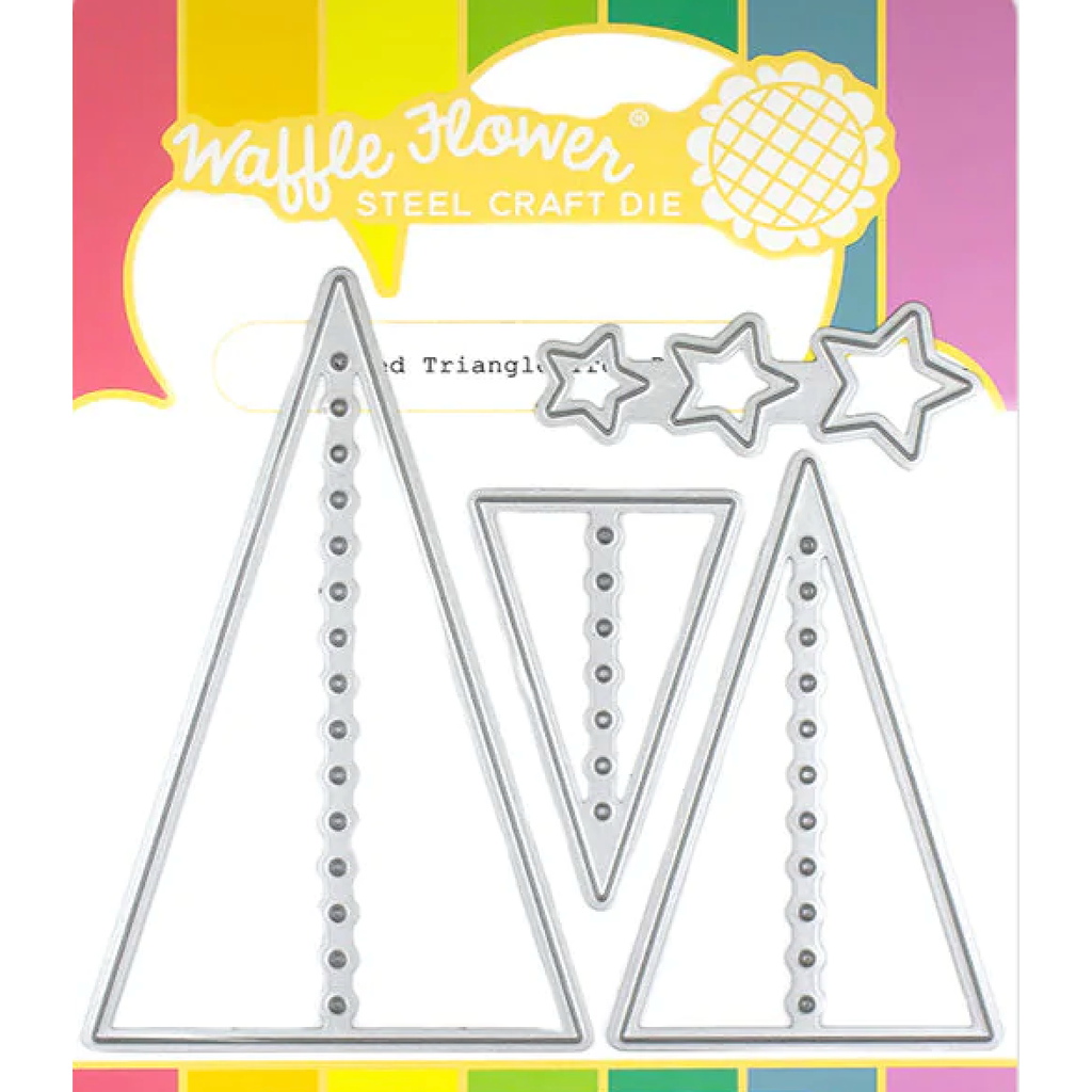 Waffle Flower Dotted Triangle Trees Dies 421518
