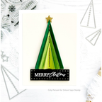 Waffle Flower Dotted Triangle Trees Dies 421518 merry christmas | color-code:ALT01