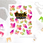 Waffle Flower Print and Script Thank You Dies 421473 thank you | color-code:ALT01