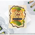 Waffle Flower Dainty Ferns Dies 421278 give thanks