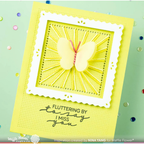 Waffle Flower Dotted Butterflies Dies 421400 i miss you