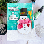 Tim Holtz Layering Stencil Twinkle ths173 warm wishes | color-code:ALT01