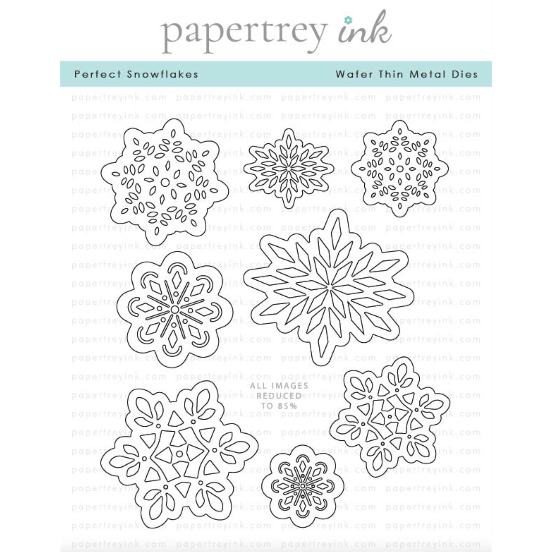 Papertrey Ink Perfect Snowflakes Dies pti-0694