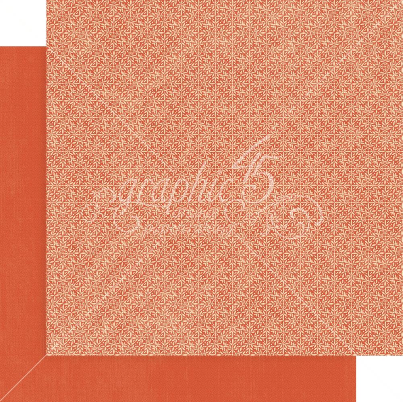Graphic 45 Life is Abundant 12 x 12 Patterns And Solids Paper Pad g4502777 orange 2