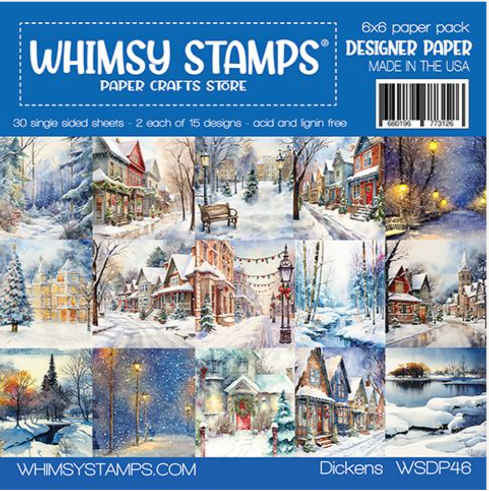 Whimist Stamps Dickens 6x6 inch Paper Pack wsdp46