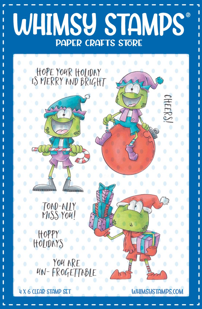 Whimsy Stamps Hoppy Holiday Clear Stamps dp1124