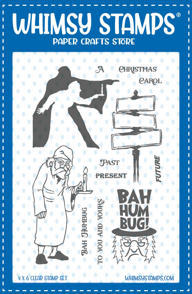Whimsy Stamps Scrooge Clear Stamps cwsd463