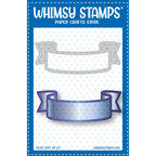 Whimsy Stamps Slimline Banner Die wsd234
