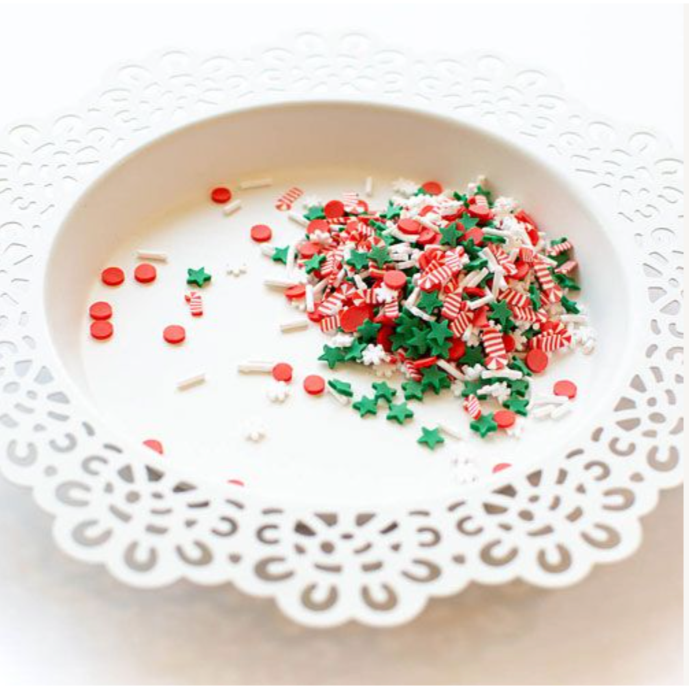 Pretty Pink Posh Candy Cane Lane Clay Confetti product image