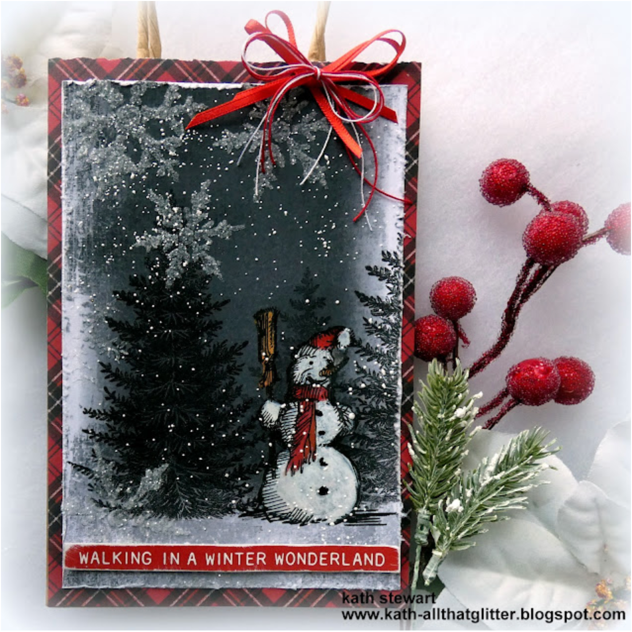 Tim Holtz Cling Rubber Stamps Winter Woodlands cms476 snowman | color-code:ALT02