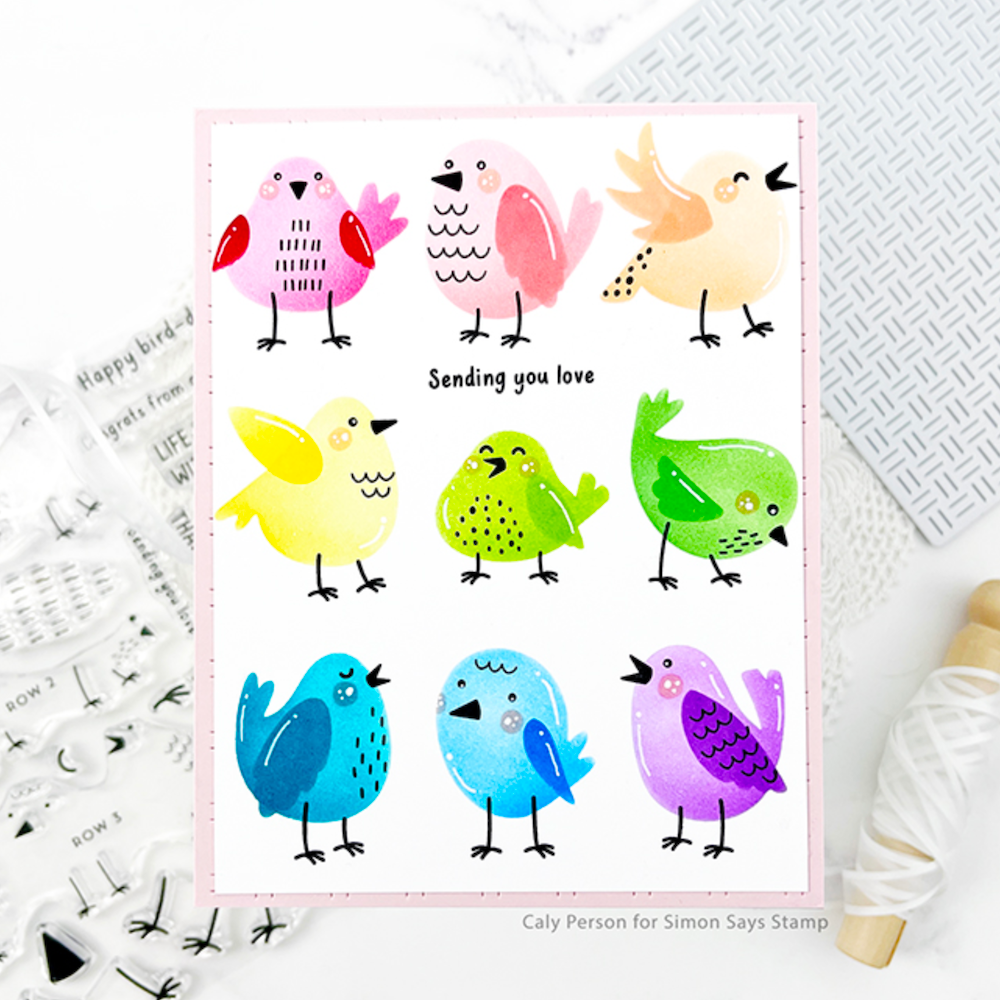 Concord & 9th Tweet Life Clear Stamp Set 11921 love | color-code:ALT02