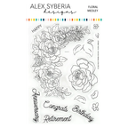 Alex Syberia Designs Floral Medley Clear Stamp Set asd-sta-122