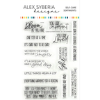 Alex Syberia Designs Self-Care Sentiments Clear Stamp Set asd-sta-123