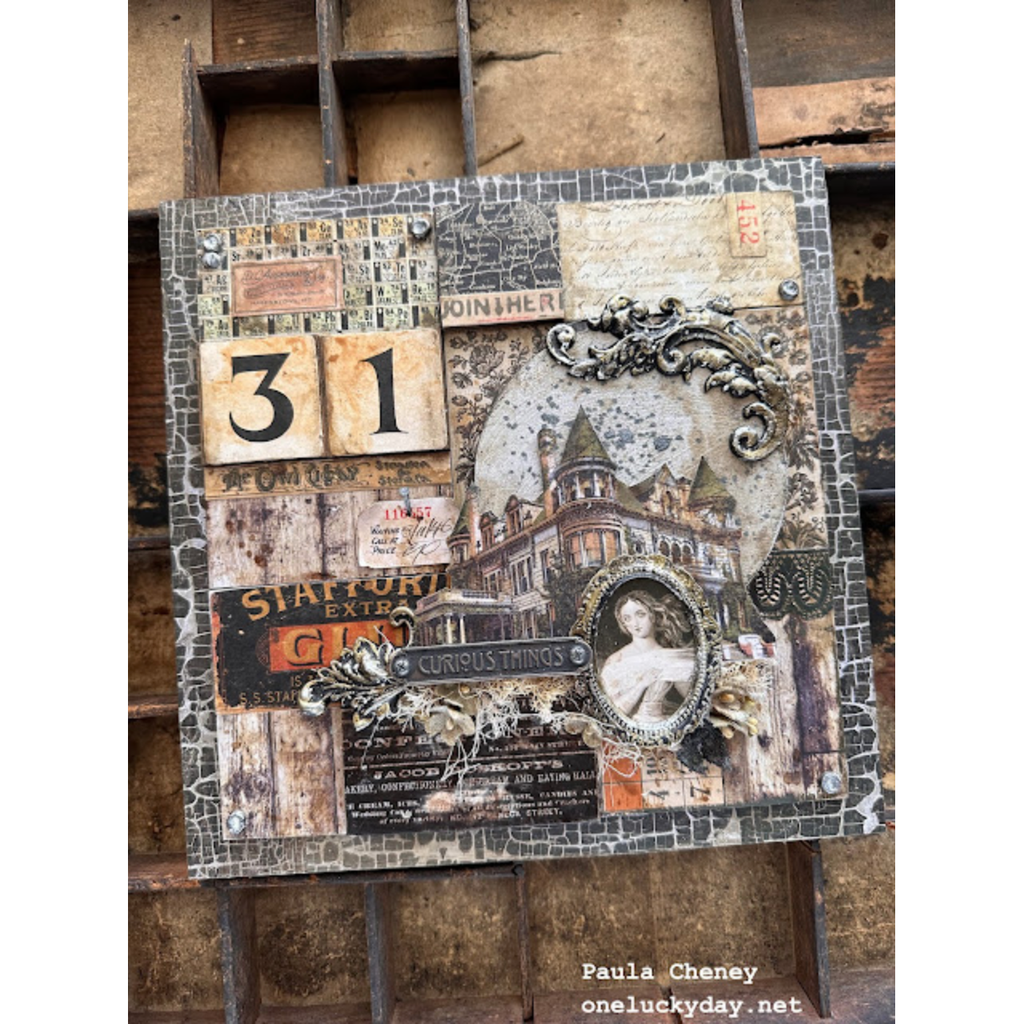Tim Holtz Etcetera Square Panels ETC021 halloween | color-code:ALT02