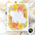 Alex Syberia Designs Floral Medley Clear Stamp Set asd-sta-122 loved