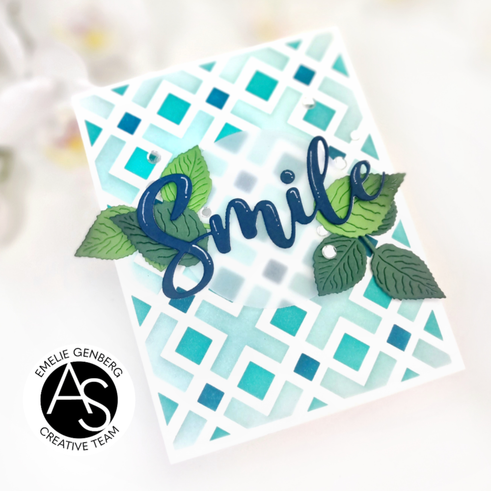 Alex Syberia Designs Large Smile Die asd-d-130 leaves