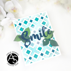 Alex Syberia Designs Trendy Pattern Stencil Set asd-ste-128 blue