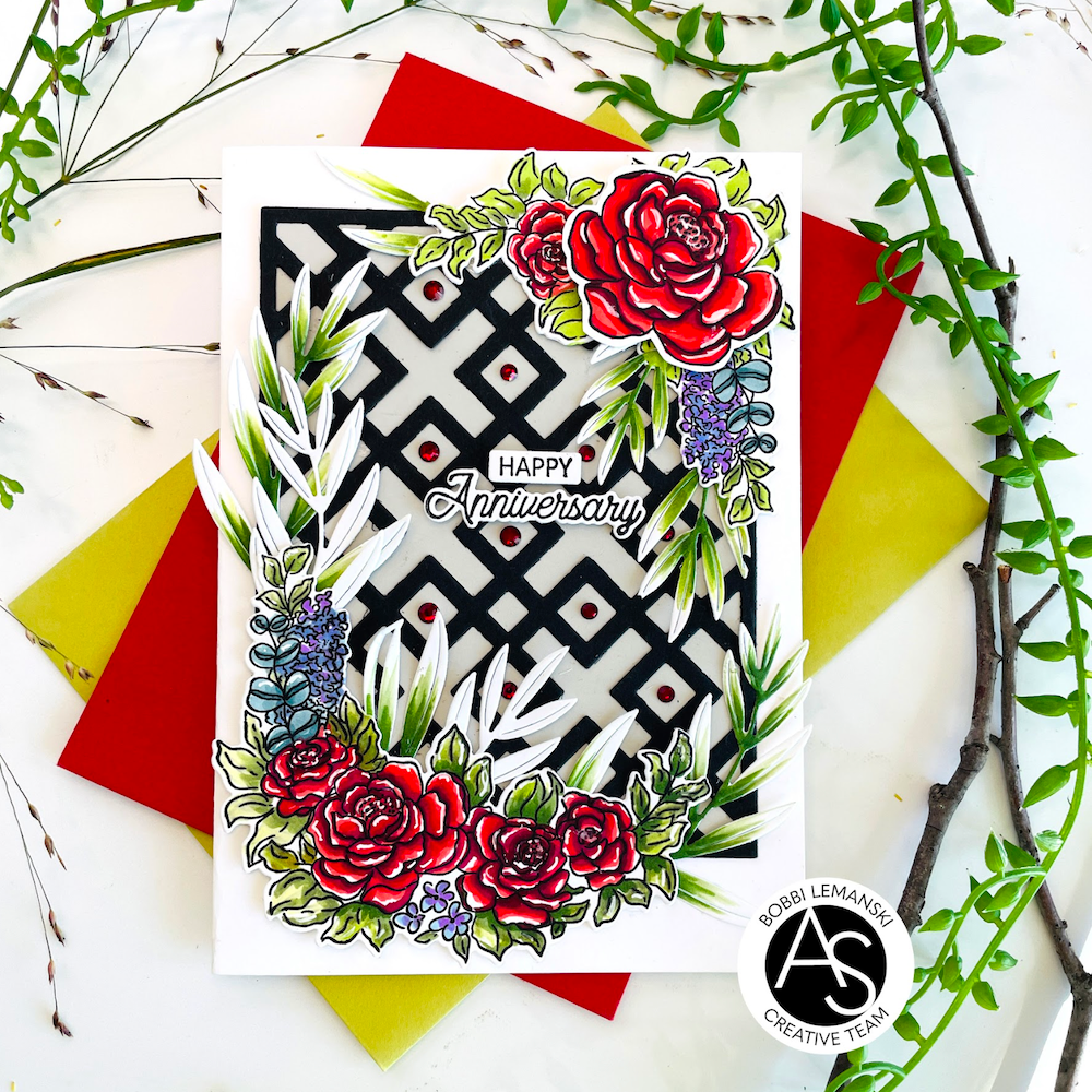 Alex Syberia Designs Trendy Pattern Cover Die asd-d-128 happy