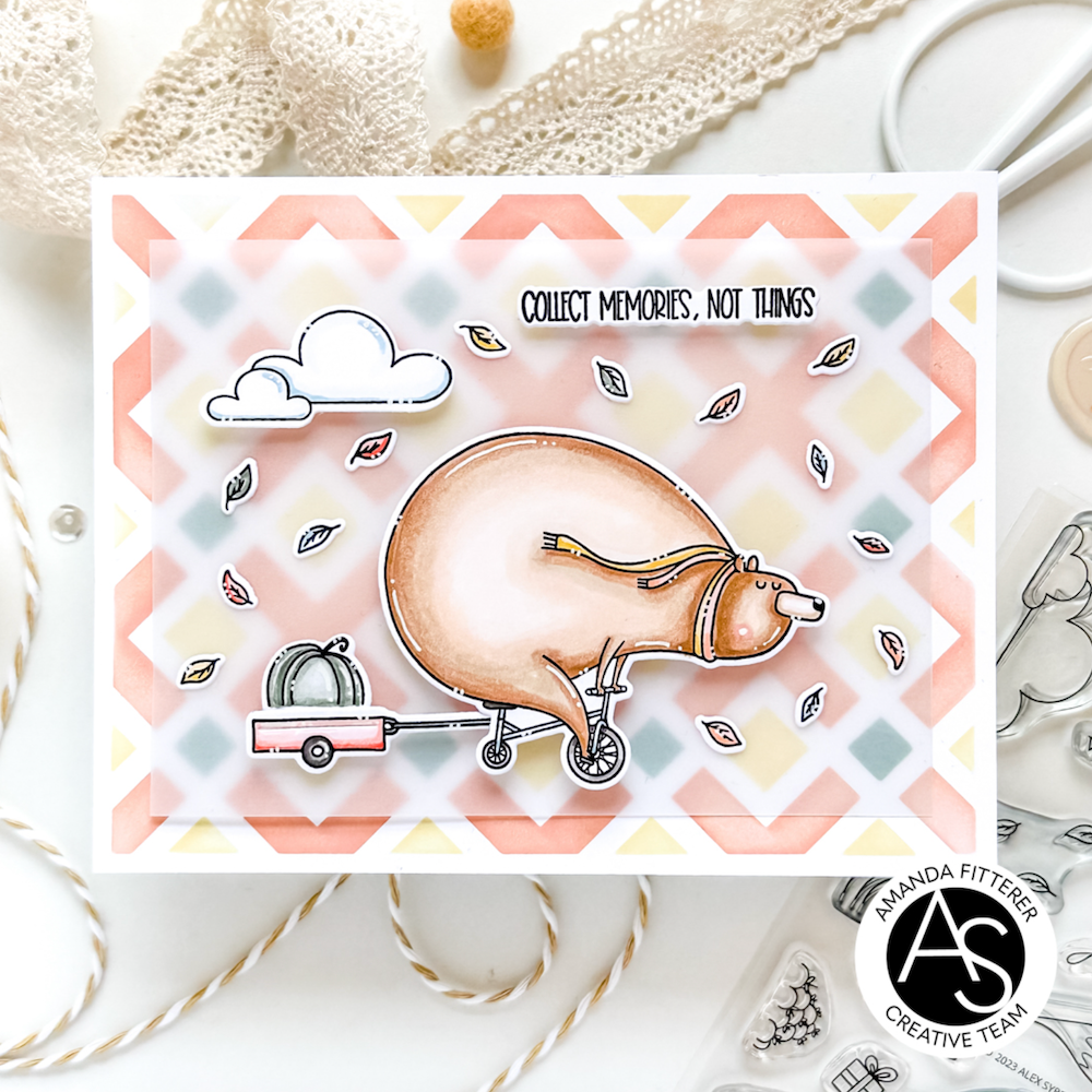 Alex Syberia Designs Trendy Pattern Cover Die asd-d-128 memroies