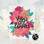 Alex Syberia Designs Watercolor Flowers Die Set asd-cd-126 loved