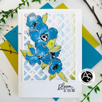 Alex Syberia Designs Watercolor Flowers Die Set asd-cd-126 bloom
