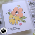 Alex Syberia Designs Watercolor Flowers Die Set asd-cd-126 good
