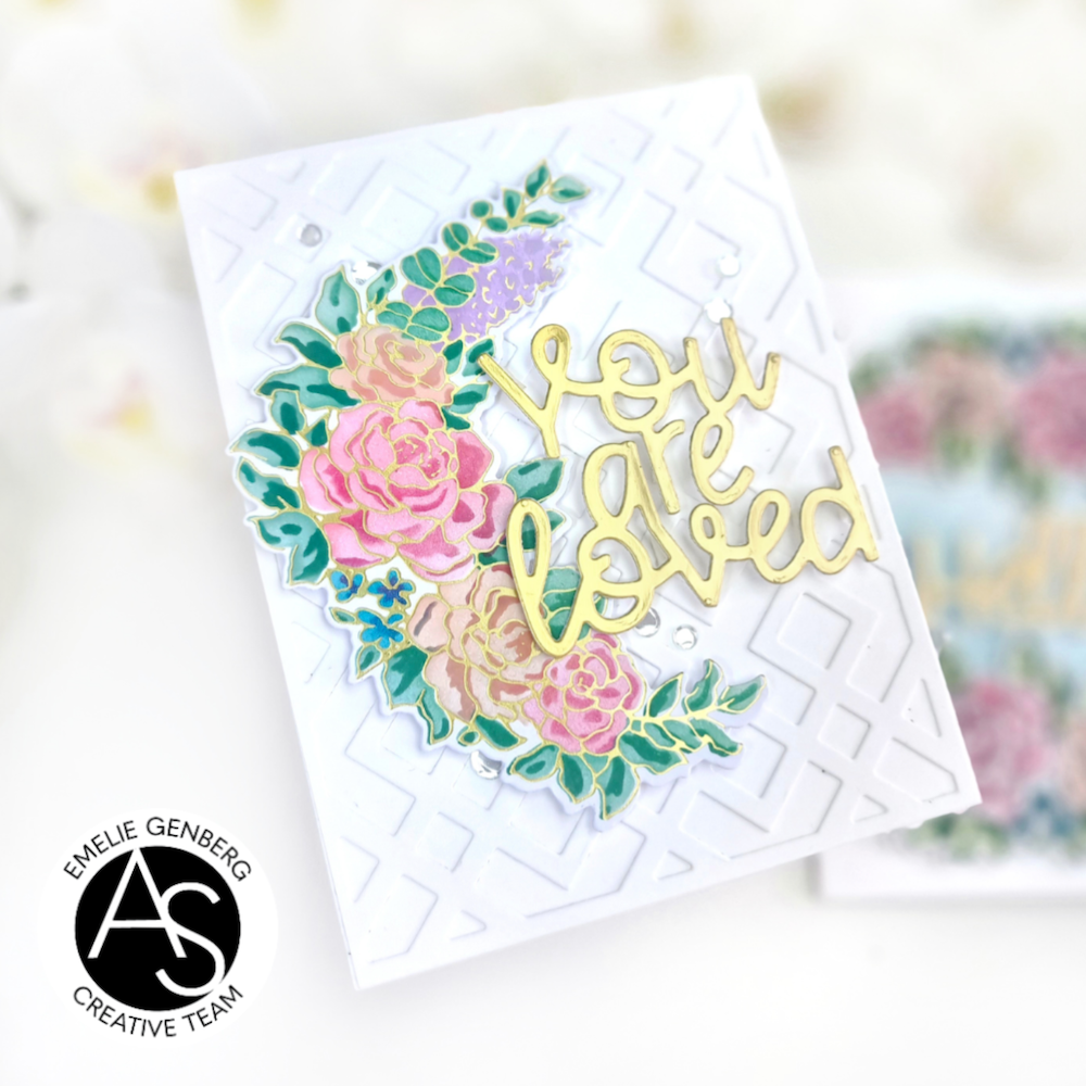 Alex Syberia Designs You Are Loved Die asd-d-125 gold
