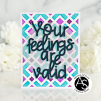 Alex Syberia Designs Your Feelings Are Valid Die asd-d-124 purple