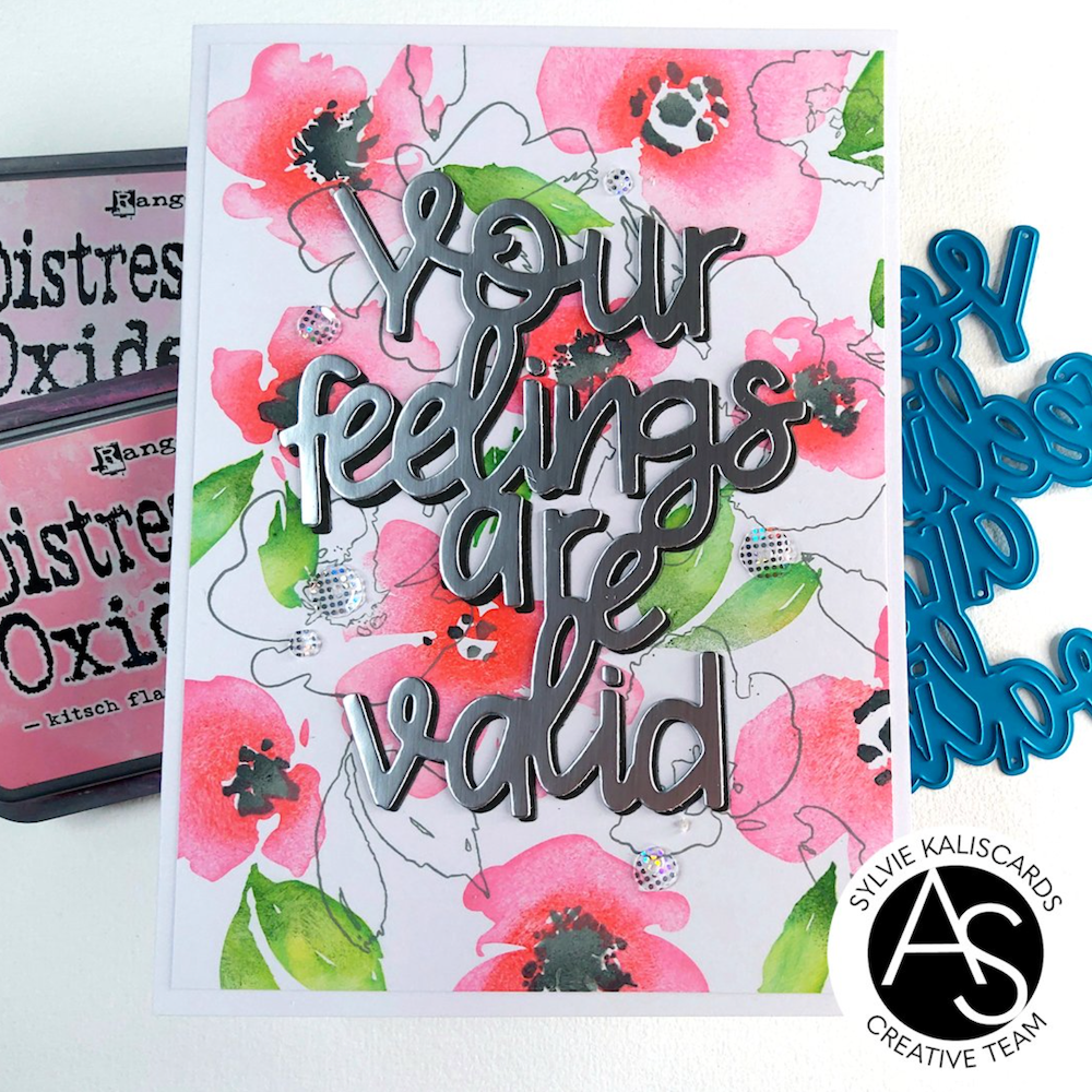 Alex Syberia Designs Your Feelings Are Valid Die asd-d-124 pink