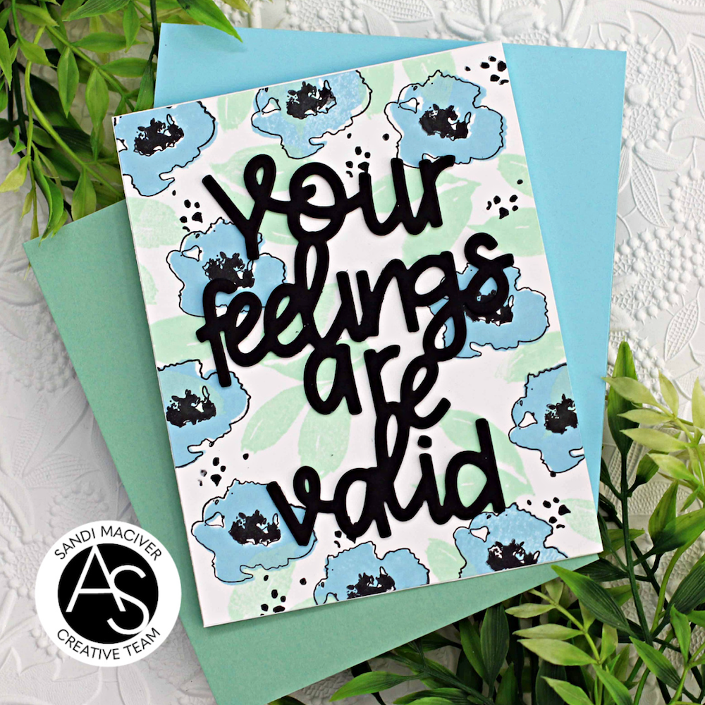 Alex Syberia Designs Your Feelings Are Valid Die asd-d-124 black