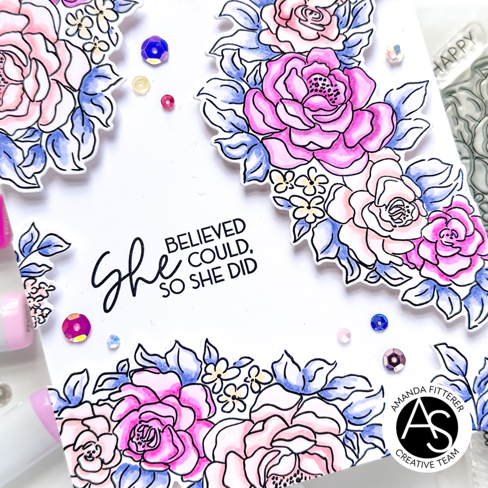 Alex Syberia Designs Self-Care Sentiments Clear Stamp Set asd-sta-123 believed