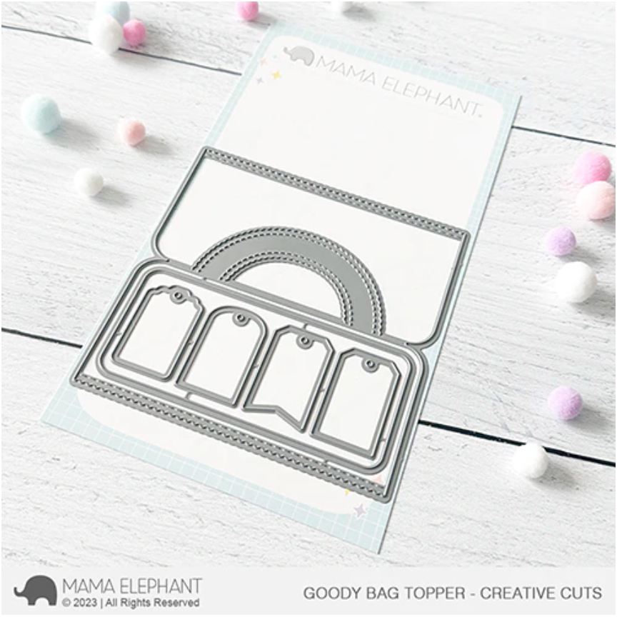 Mama Elephant Goody Bag Topper Creative Cuts Steel Dies
