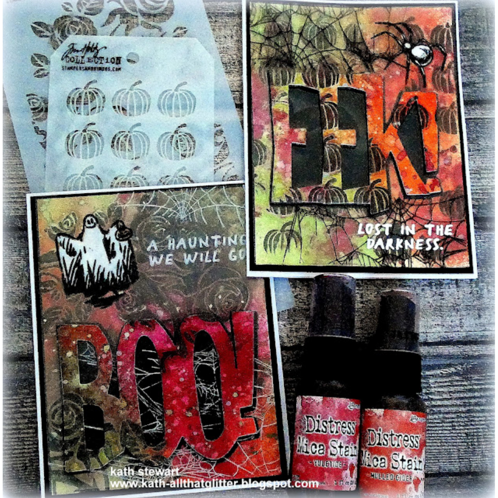 Tim Holtz Layering Stencil THORNED THS162 boo | color-code:ALT02