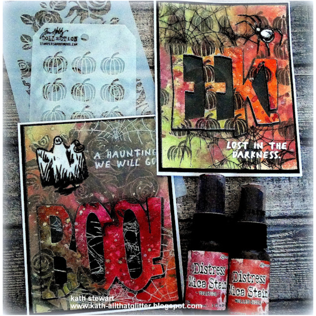 Tim Holtz Sizzix Big Frights Thinlits Dies 666381 Halloween Cards | color-code:ALT06