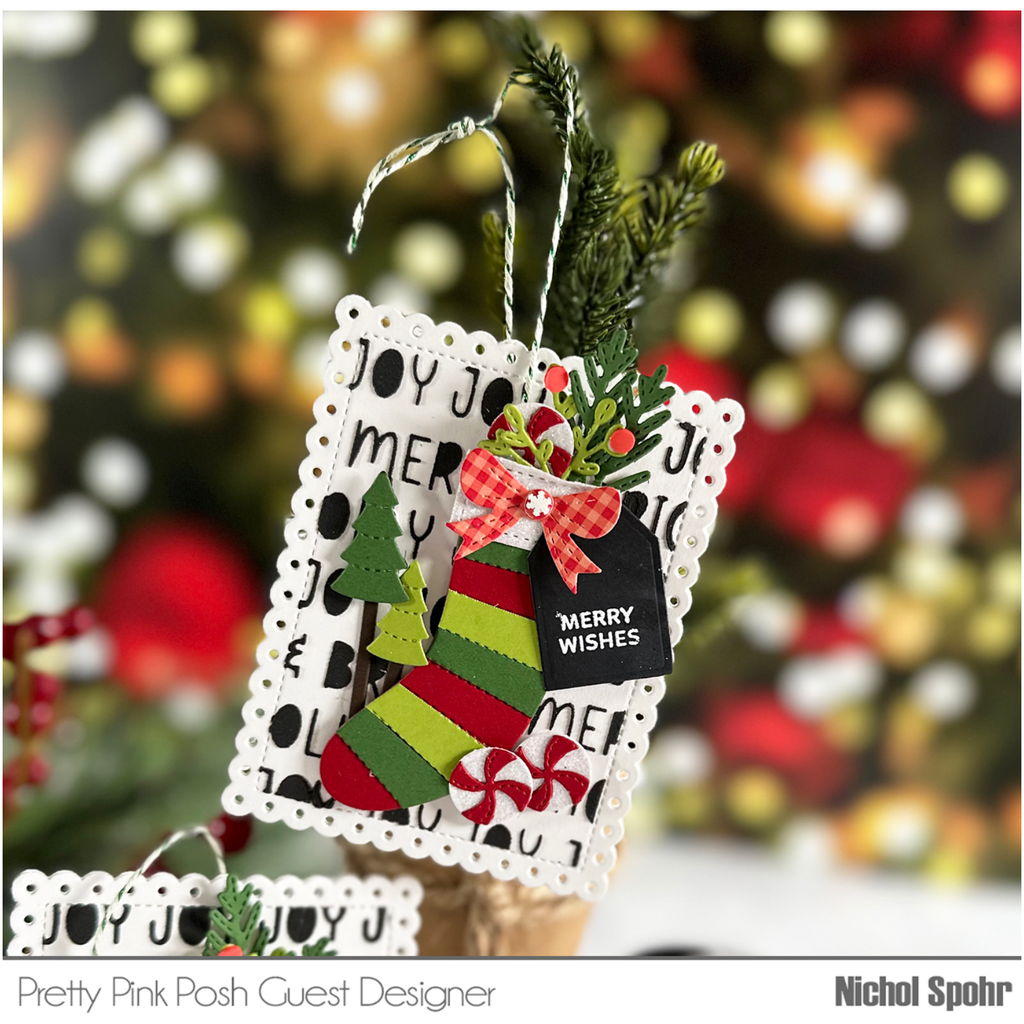 Pretty Pink Posh Holiday Mug Additions merry wishes | color-code:ALT03