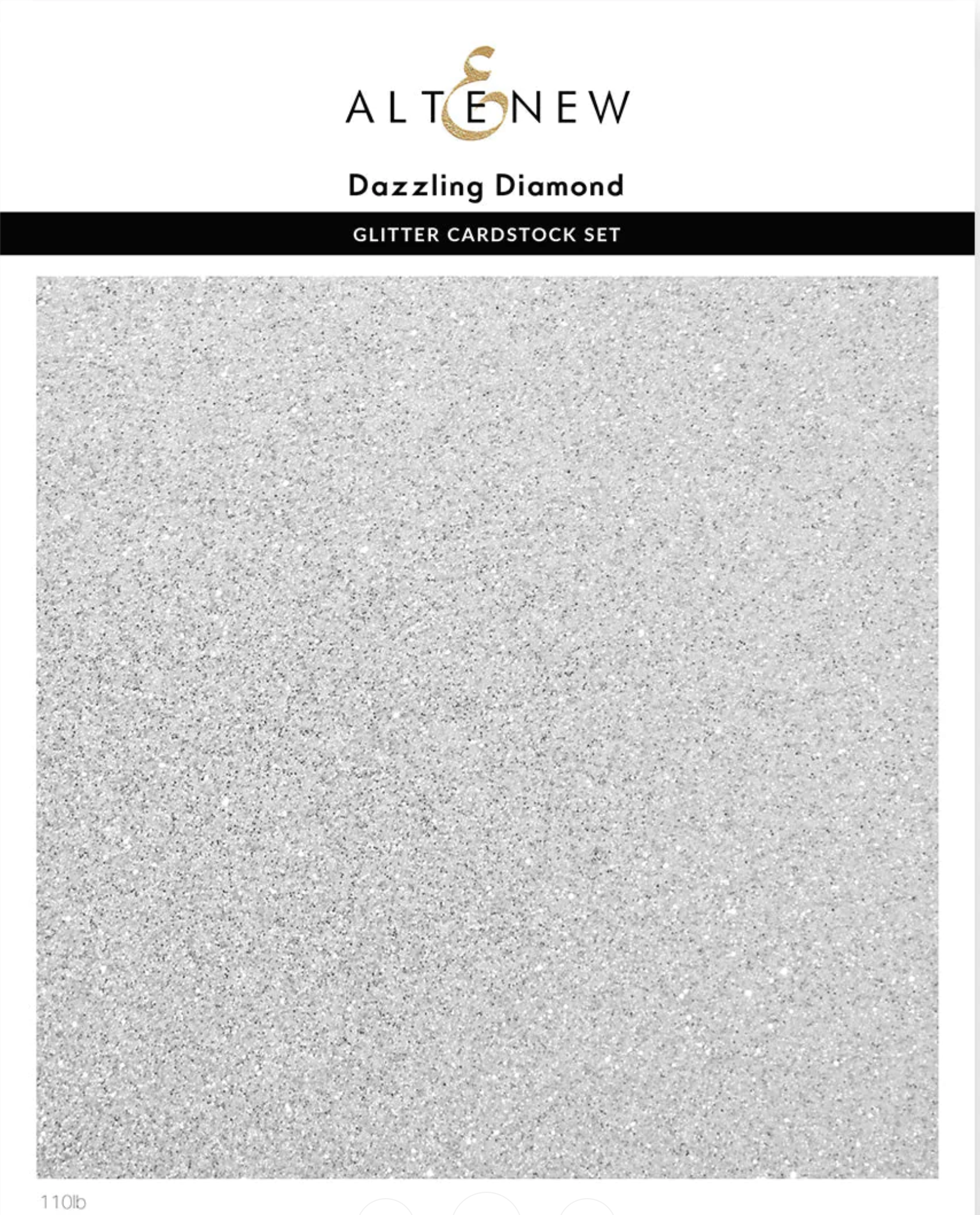 Gold Glitter Cardstock Paper for Card Making (8.5 x 11 In, 24
