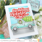 Mama Elephant Holiday Happiness Creative Cuts Steel Dies sending holiday cheer | color-code:ALT01