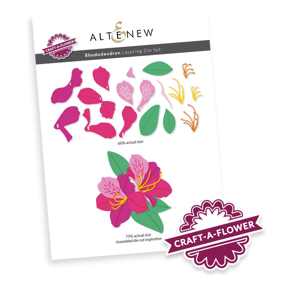 Altenew Craft-A-Flower Rhododendron Layering Dies alt8190
