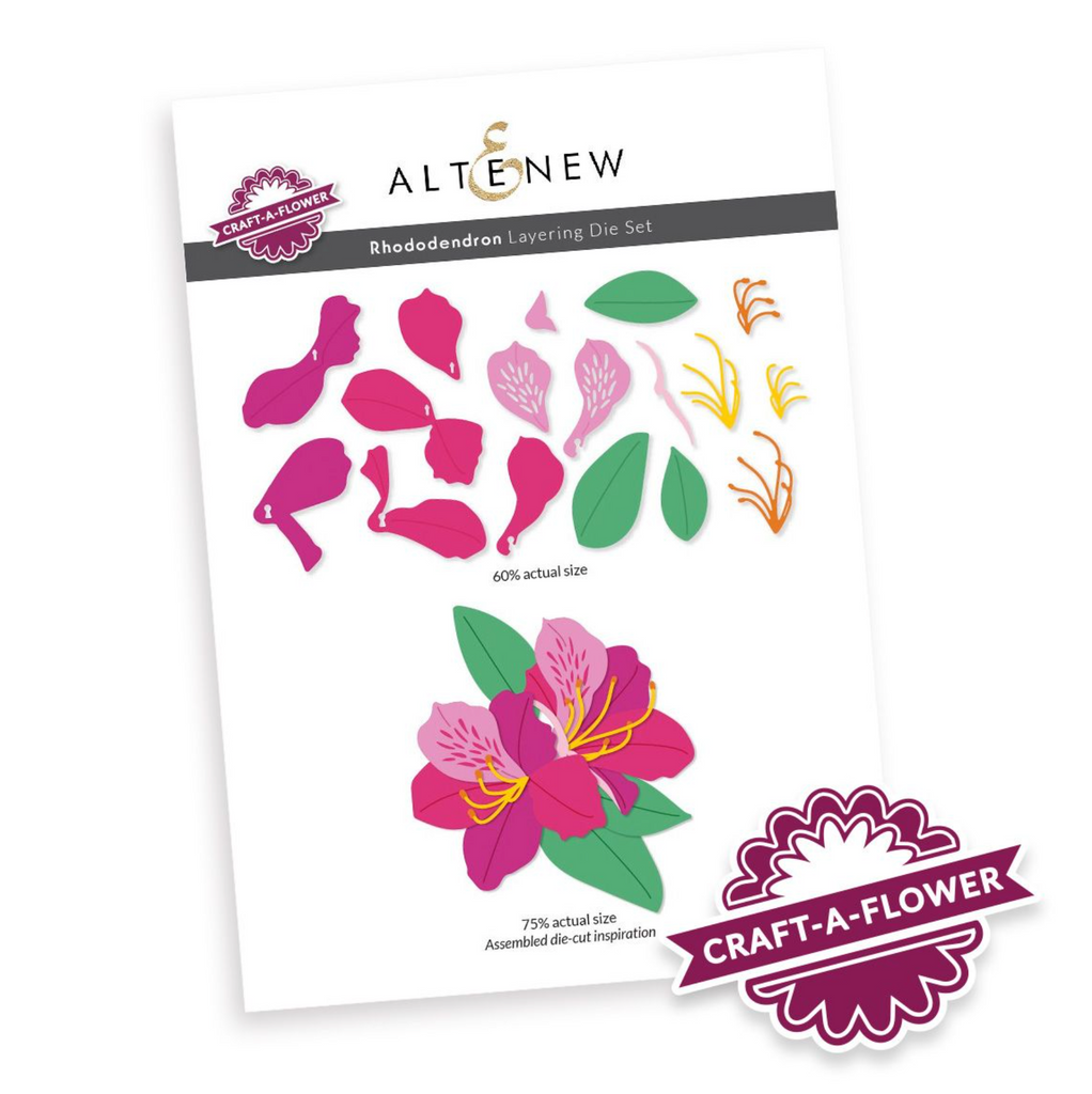 Altenew Craft-A-Flower Rhododendron Layering Dies alt8190