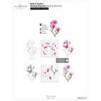 Altenew Craft-A-Flower Rhododendron Layering Dies alt8190 layering guide