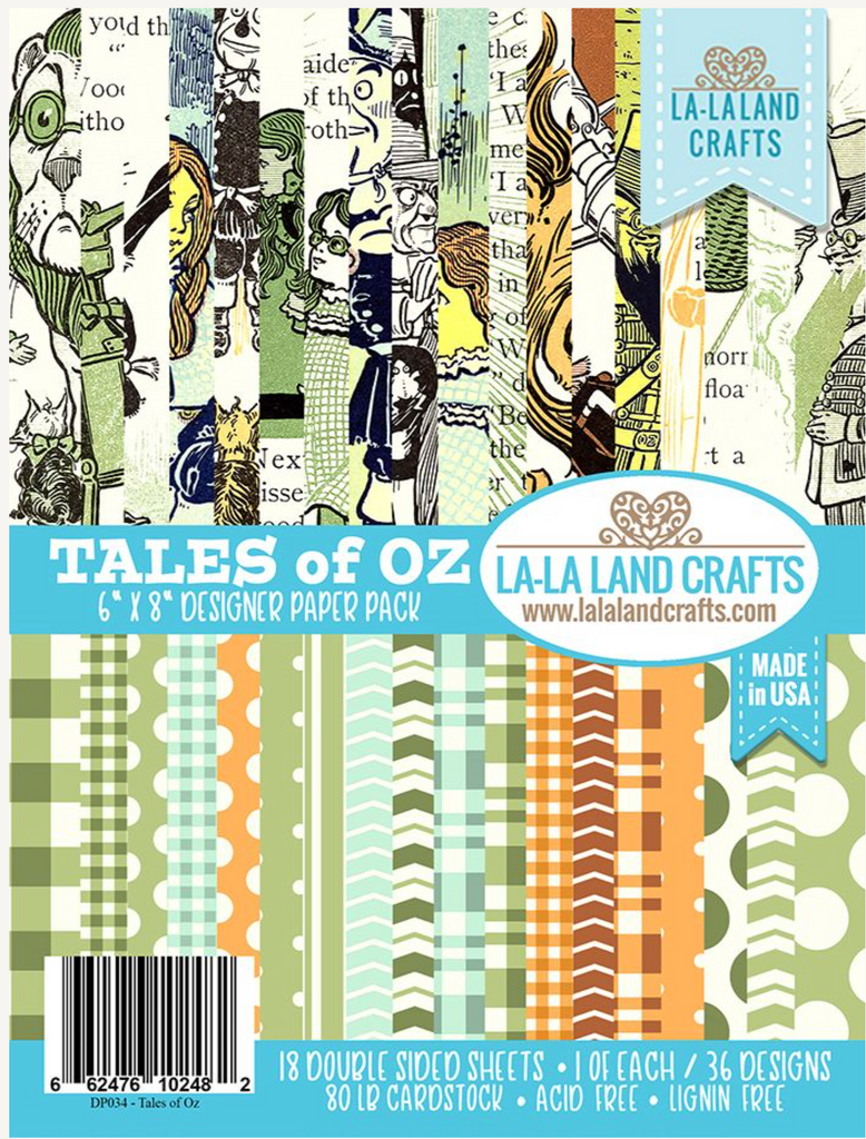 La-La Land Crafts Tales of Oz 6x8 inch Paper Pad dp034
